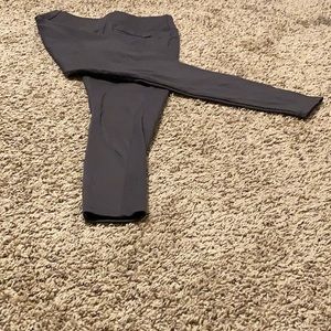 Athletic works, extra small or 0-2, mid gray.